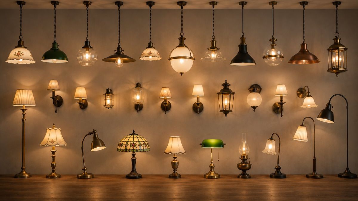 Lustres et luminaires anciens restaurés par l'atelier Lumix Restauration à Jacou, près de Montpellier