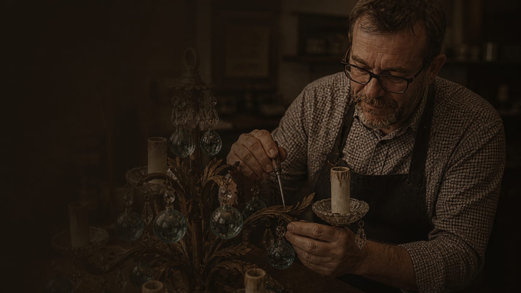 Artisan restaurateur de luminaires anciens à Jacou près de Montpellier