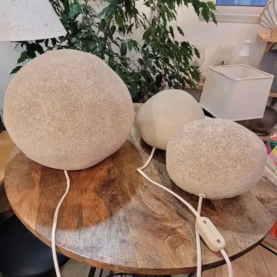 Lampes cailloux - Cazenave avant restauration — 1970/80